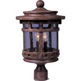 Santa Barbara Vx 3 Light Outdoor Pole/Post Mount Lantern