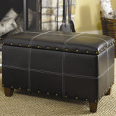 Hidden Treasures Trunk in Distressed Black