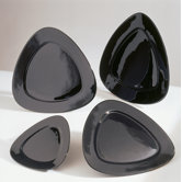 Black Triangle Dinnerware Set