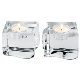Puzzle Crystal Votives (Set of 2)