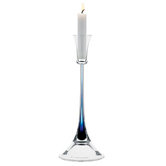 Intermezzo Blue 12.25" Crystal Candlestick