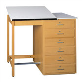 Fiberesin Dowel Drafting Table