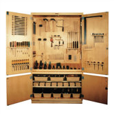 Small Woodworking Tool Storage Cabinet