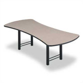 72" Wide Presentation Top Conference Table with H Base