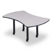 96" Wide Presentation Top Conference Table with Designer Base