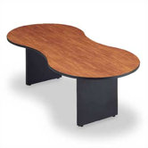 72" Break Out Top Conference Table with Slab Base