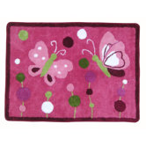 Raspberry Swirl Kids Rug