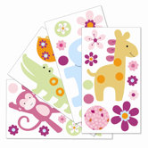 Lollipop Jungle Wall Appliques