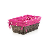 Raspberry Swirl Basket with Liner