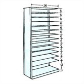 36" Wide Clipper Bin Unit - 13 Openings