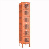 Invincible II Lockers- Six Tier- 1- Section (Unassembled)