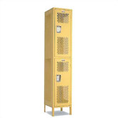 Invincible II Lockers- Double Tier- 1- Section (Unassembled)