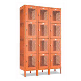 Invincible II Lockers - Four Tier - 3-Section (Assembled)