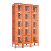 Invincible II Lockers - Five Tier - 3-Section (Assembled)