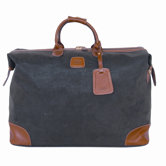 Life Valise 21" Leather Carry-On Duffel