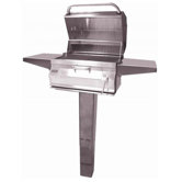 Legacy Post Mounted Charcoal Grill