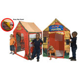 2 in 1 Fire Station / Club House Play Tent