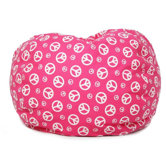 Peach Sign Bean Bag Chair