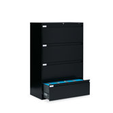 36" W Four-Drawer Lateral File