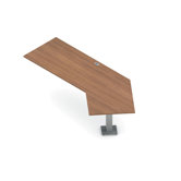 Princeton 96" W x 46.5" D "J" Conference Top - Overlapping