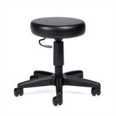 Height Adjustable Swivel Stool with Dual Caster