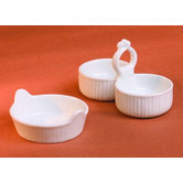 Pleated Salt & Pepper Cellar