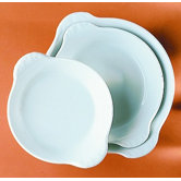 Eared Round Serving Dish
