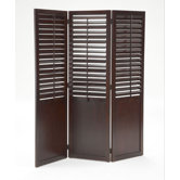 Plantation Shutter Folding Screen