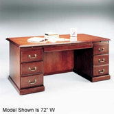 Legacy Series Double Pedestal Veneer Desk