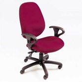 High-Back Executive Chair with Adjustable Loop Arms