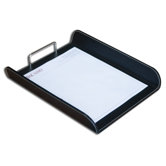 1400 Series Econo-Line Eco-Friendly Leather Front-Load Letter Tray