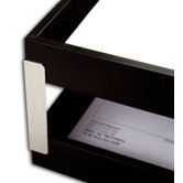 1000 Series Classic Leather Tray Posts in Silver