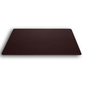 1000 Series Classic Leather 30 x 19 Desk Mat without Rails in Chocolate Brown