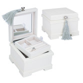 Emma Jewel Chest in White