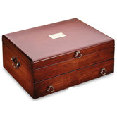 Bristol Cherry Silverware Chest with Brown Lining
