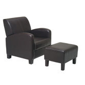Metro Collection Ottoman and Chair
