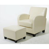 Metro Collection Ottoman and Chair
