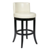 Metro Bonded Leather 30" Swivel Barstool
