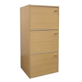3 Level Bookshelf with Doors