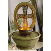 Table Top Cross Led Fountain