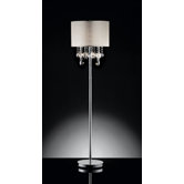 Drape Crystal 3 Light Floor Lamp