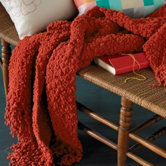 Temi Throw in Coral