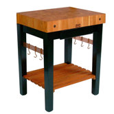 Rouge et Noir Pro Butcher Block Prep Table