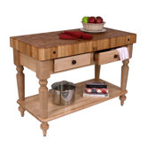 American Heritage Rustica Butcher Block Table