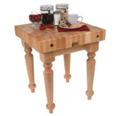BoosBlock Saratoga Prep Table with Butcher Block Top