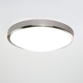 Osaka Bathroom Ceiling Light in Brushed Nickel