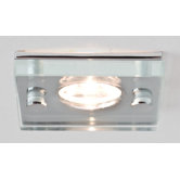Ice Square Downlight in Polished Chrome