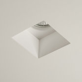 Blanco Square Recessed Downlight in Plaster
