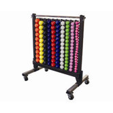 Rack with Vinyl Dumbbell