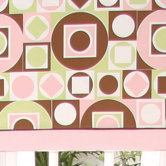 Modern Baby Girl Caffe Tab Valance